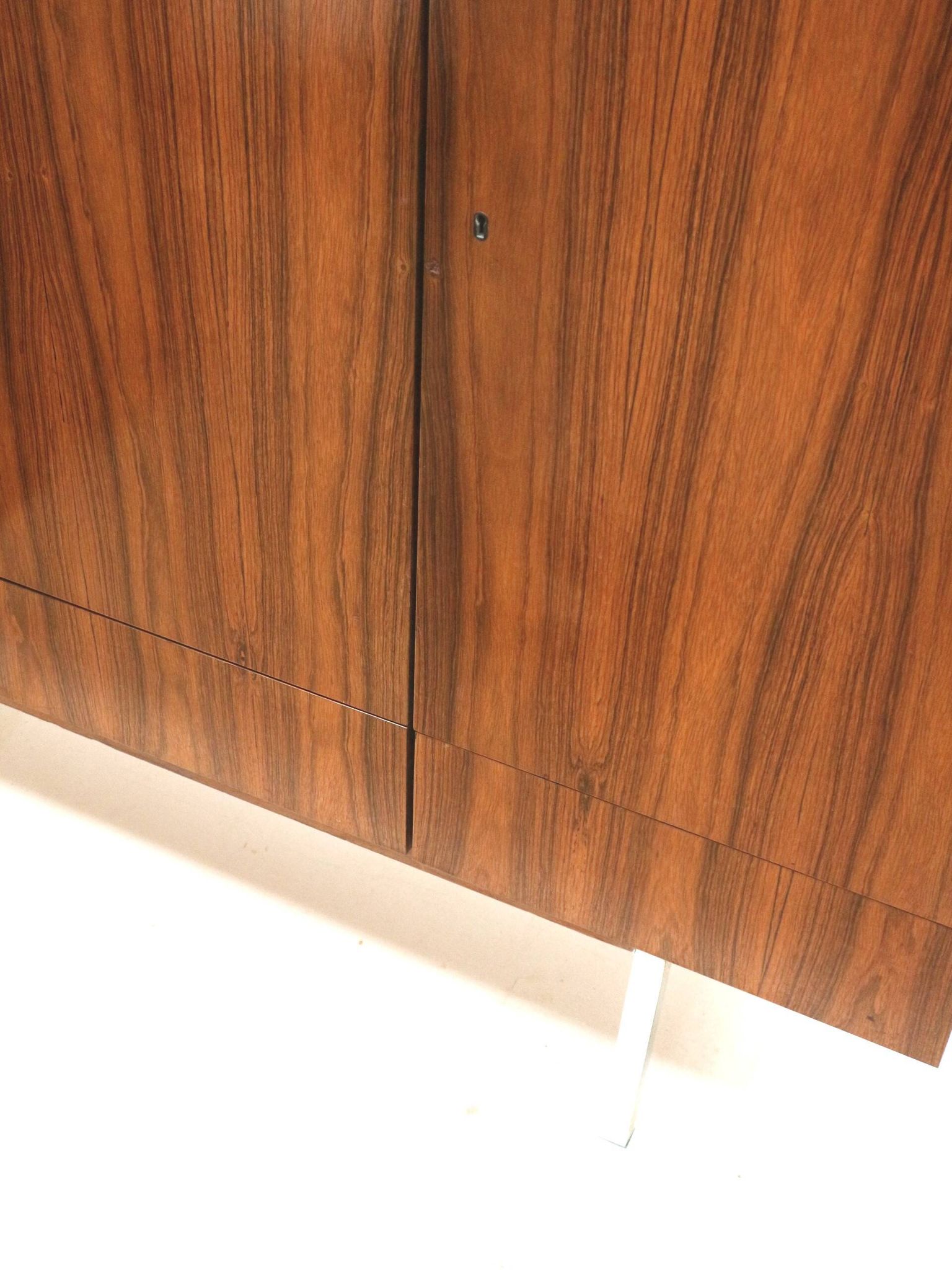 Large vintage rosewood sideboard with 6 doors from the 1960s