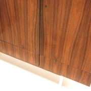 Large vintage rosewood sideboard with 6 doors from the 1960s