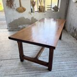 Rustic farmhouse table, solid oak, 2m