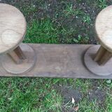 Wooden bench