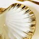 Antique Limoges ceramic butter dish and knife in their original case. Circa 1950