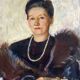 Oil on canvas portrait signed Marina Molonel Kipa