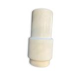 Cylindrical vase 1960 in white ceramic