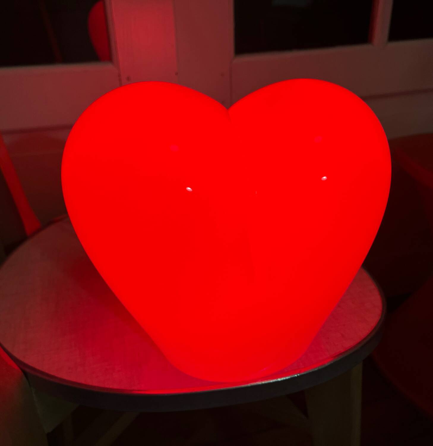 Lampe Habitat en forme de cœur