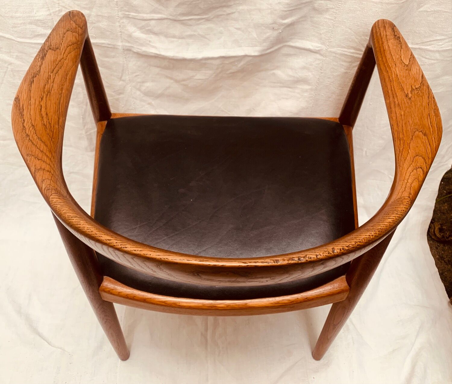 1950s Danish Hans Wegner Oak Model 503 Armchair