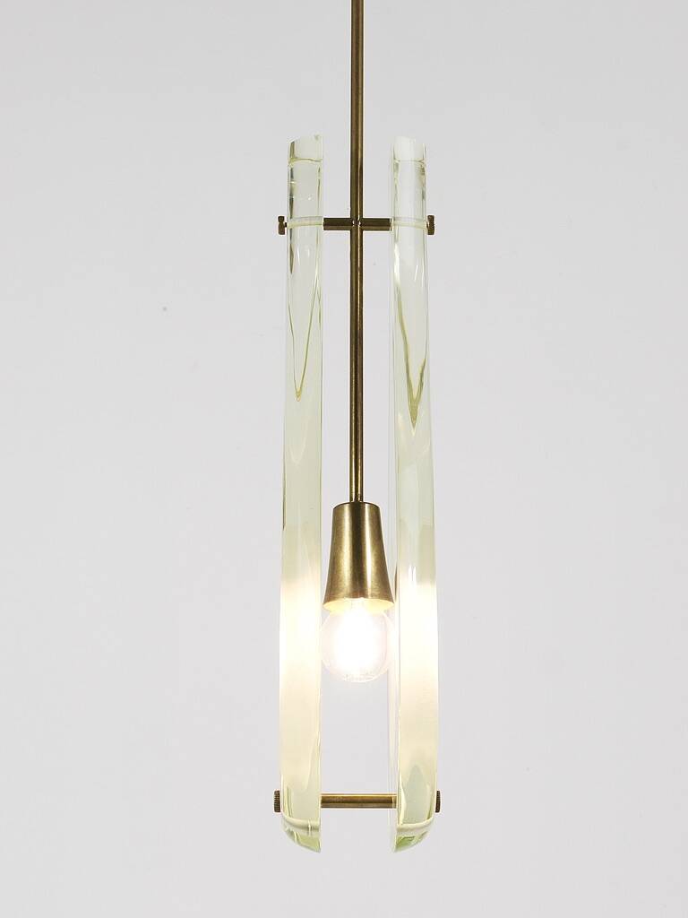 Max Ingrad for Drop Suspension Lamp Fontana Arte, Model 2259, Italy, 1960s