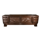 Large solid oak sideboard by André Le Picard 1950