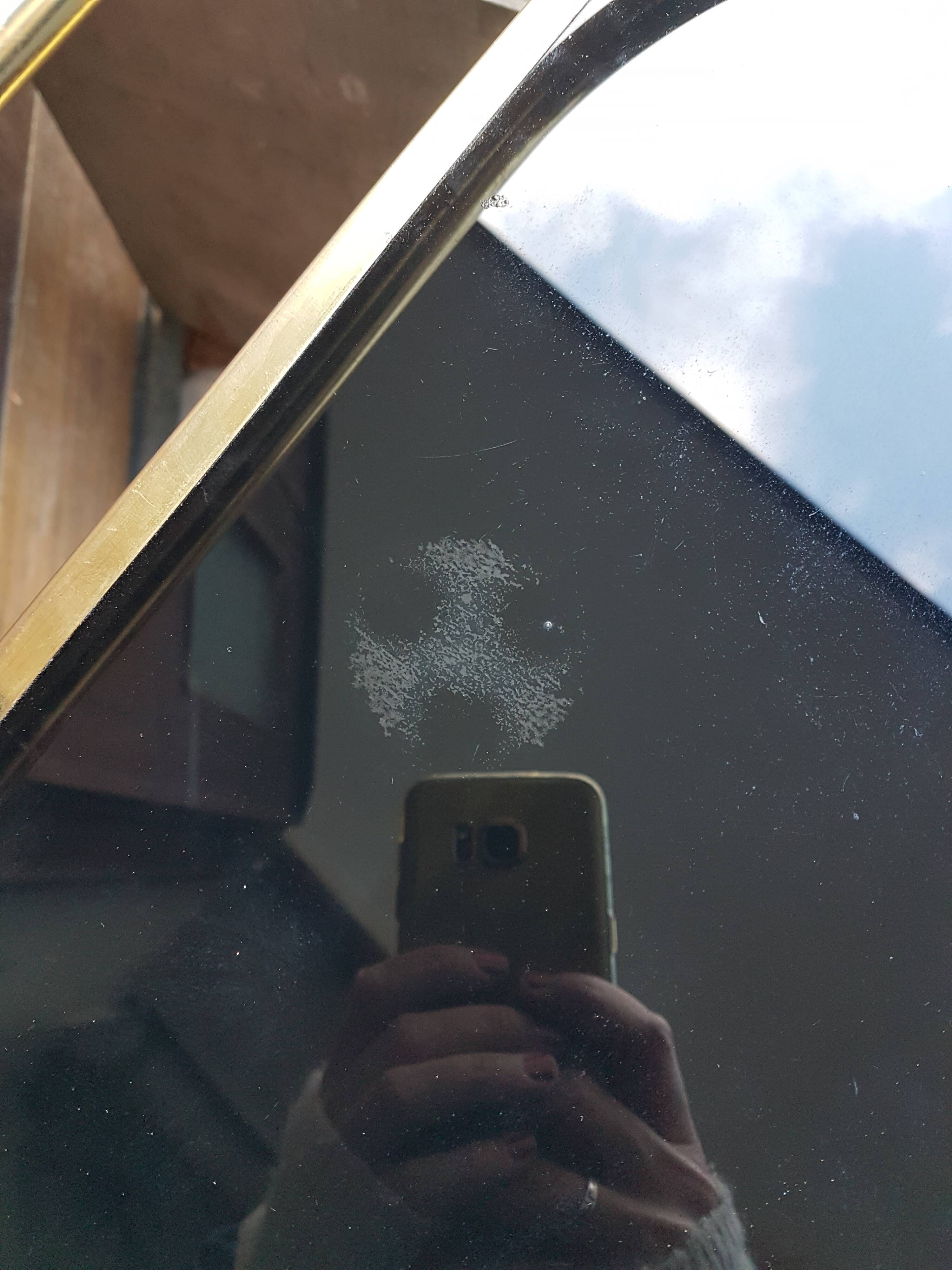 Vintage dessert glass and brass year 70