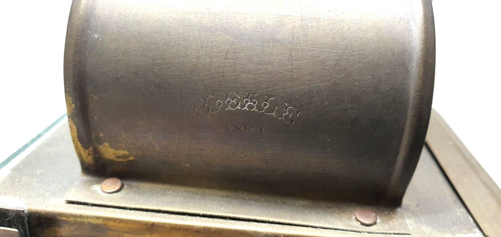 Old lamp in acetylene station master railway or other deco collection