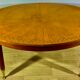 Oval dining table 1960 with 4 extensions, precious wood marquetry