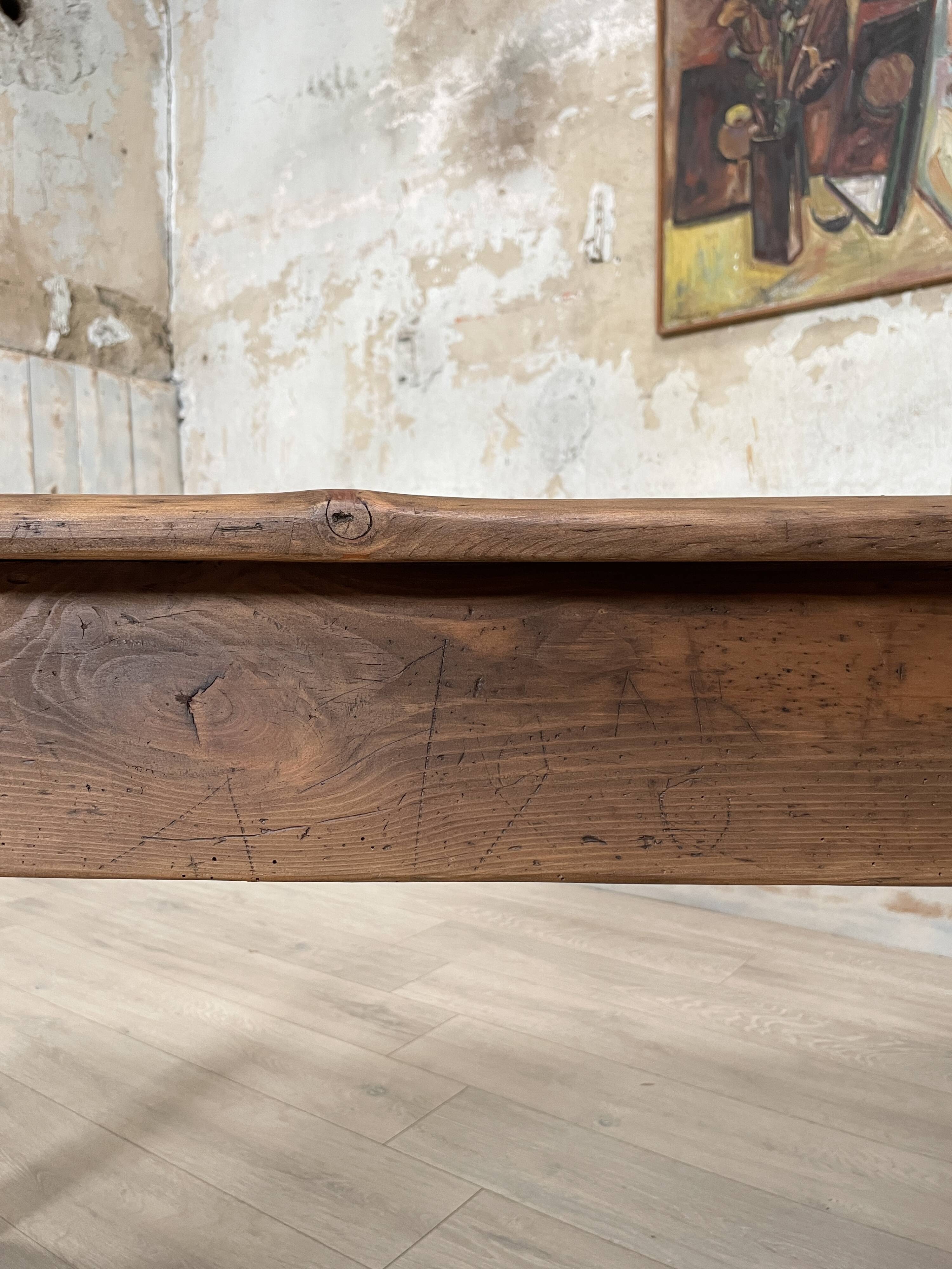 Vintage solid fir farm table.
