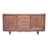 Enfilade Buffet Charles Dudouyt Art Deco 1940 - Solid Oak - Dami Top