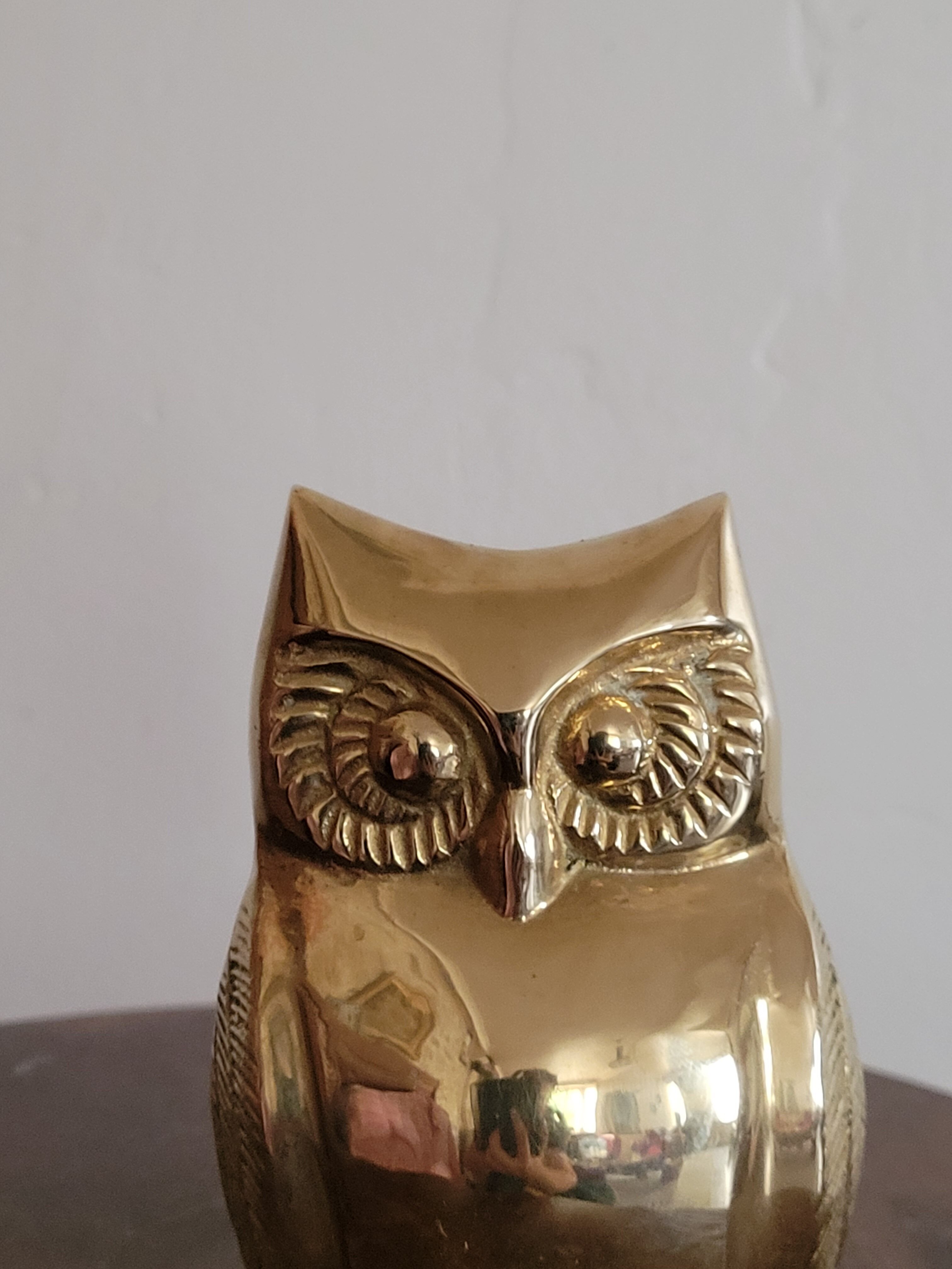 Brass owl