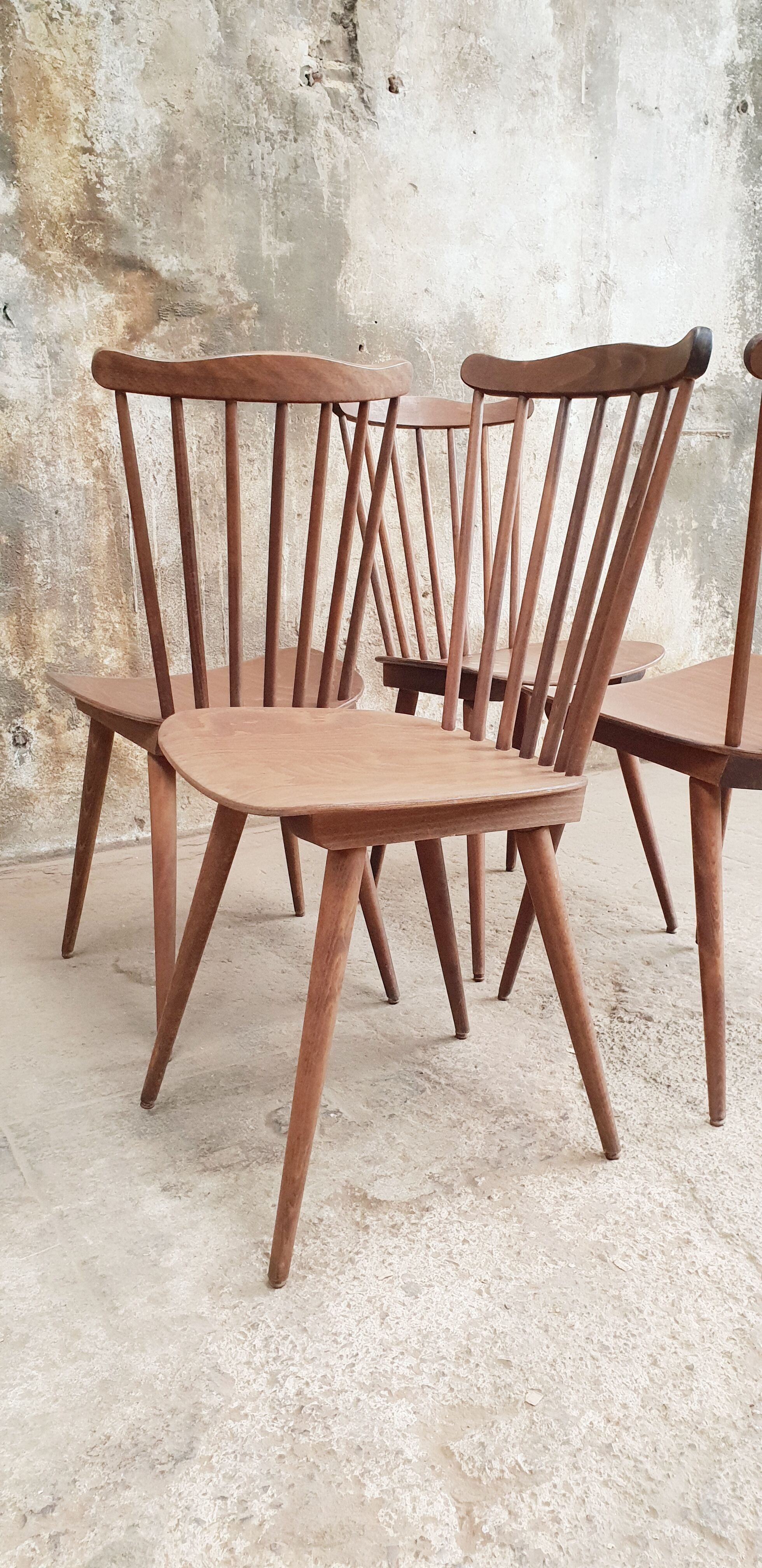 Set de 4 chaises  vintage