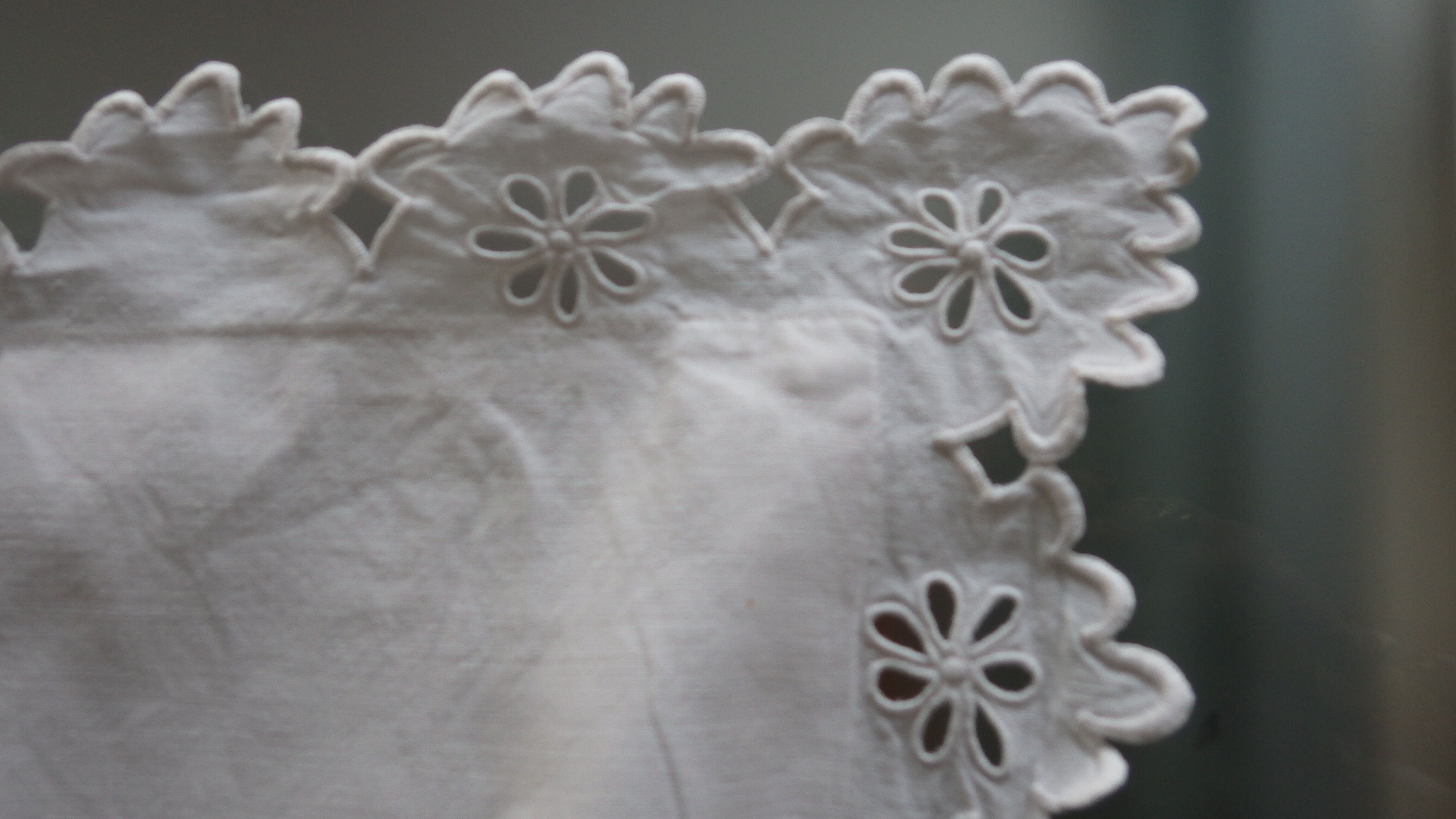 Old embroidered pillowcase BR