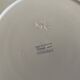 Set of 8 brutalist plates 1970 grey Niederviller Twilight