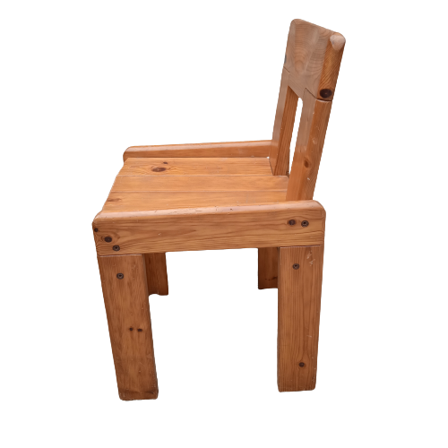 Chaise brutaliste Silvio Coppola pour Roche Bobois