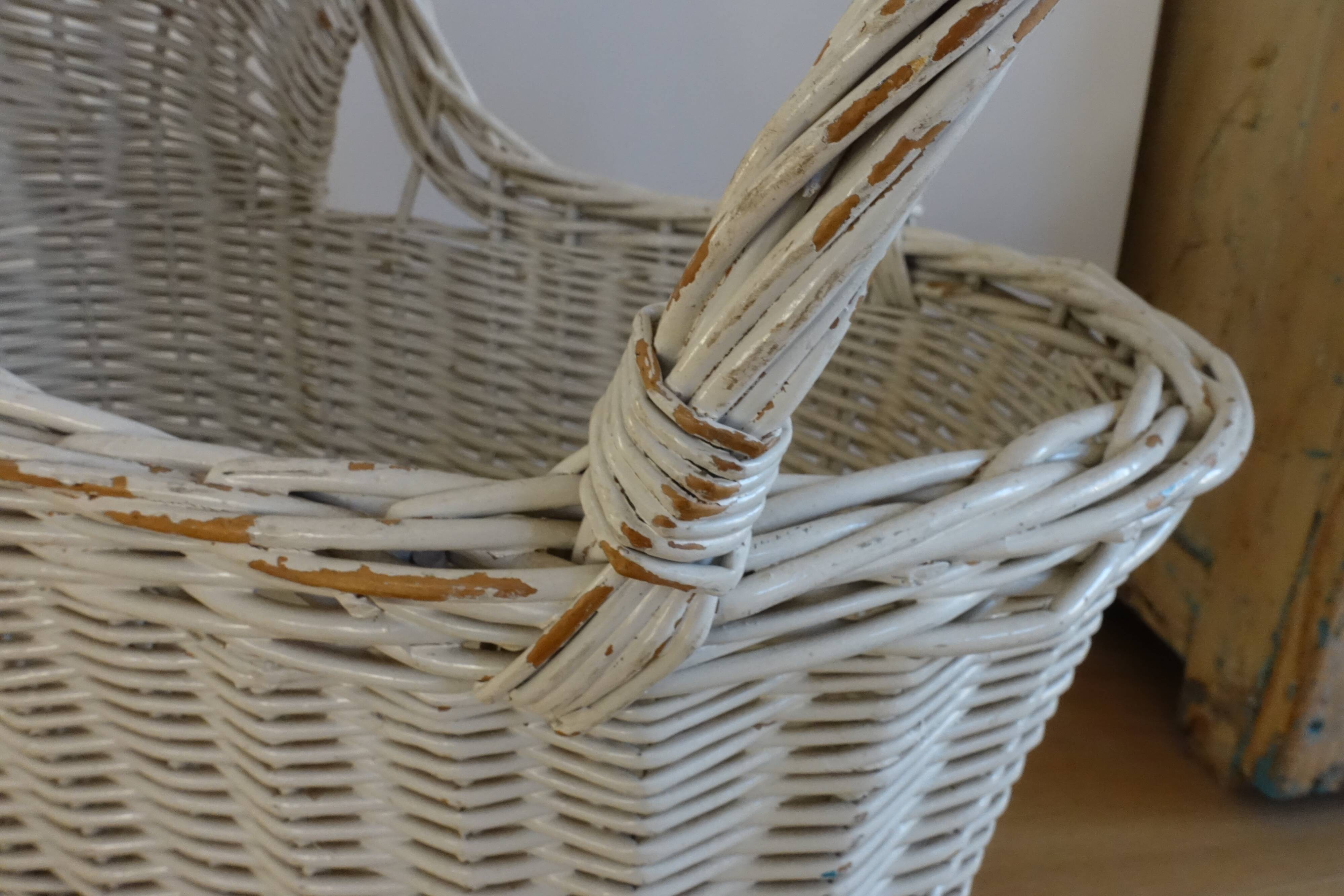 Rattan pram stroller toy