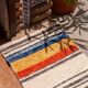 Handwoven recycled cotton rug - 40 x 60 cm