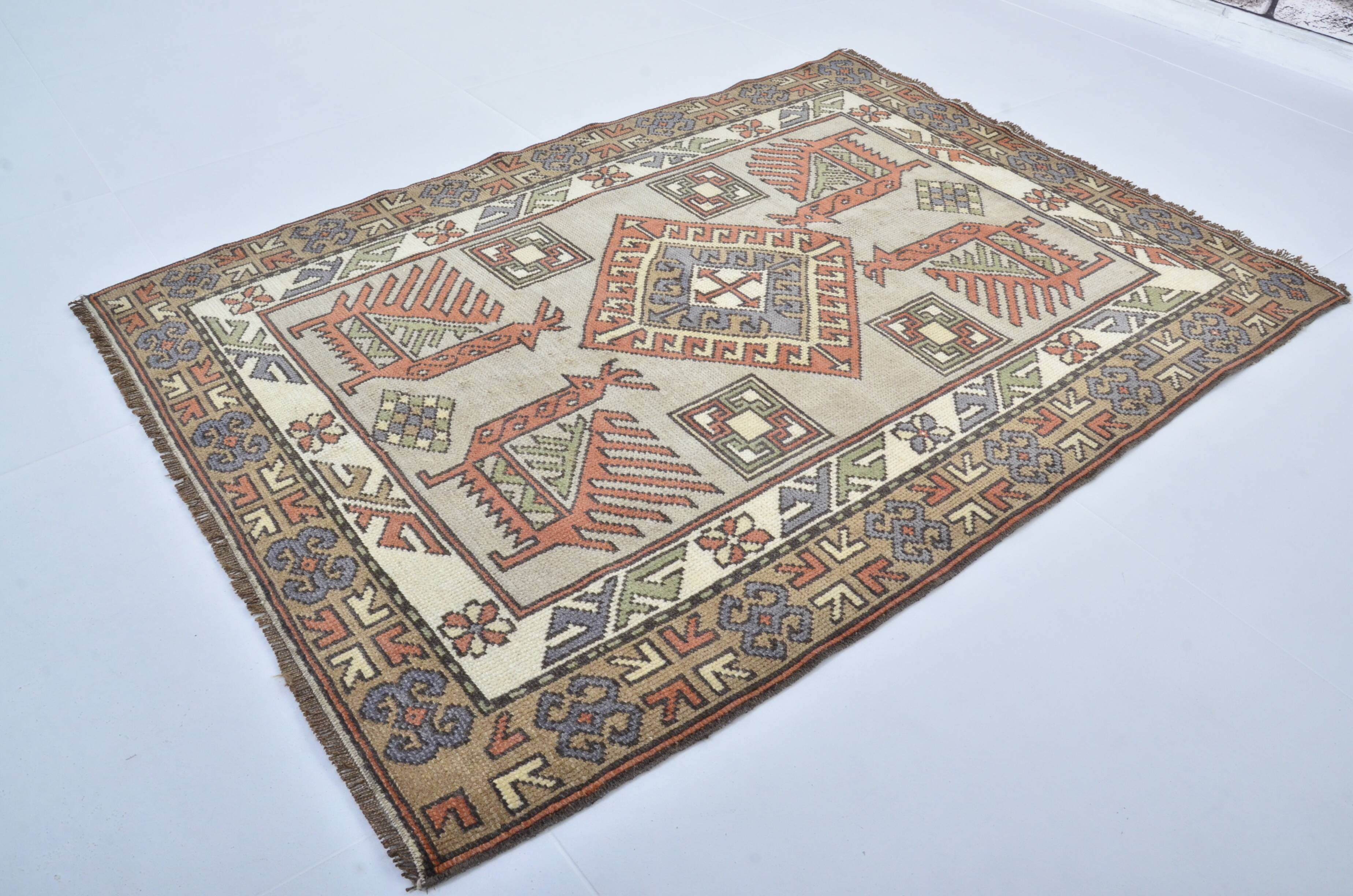 Oushak Small AnATOLİAN Vintage Rug sku 3439