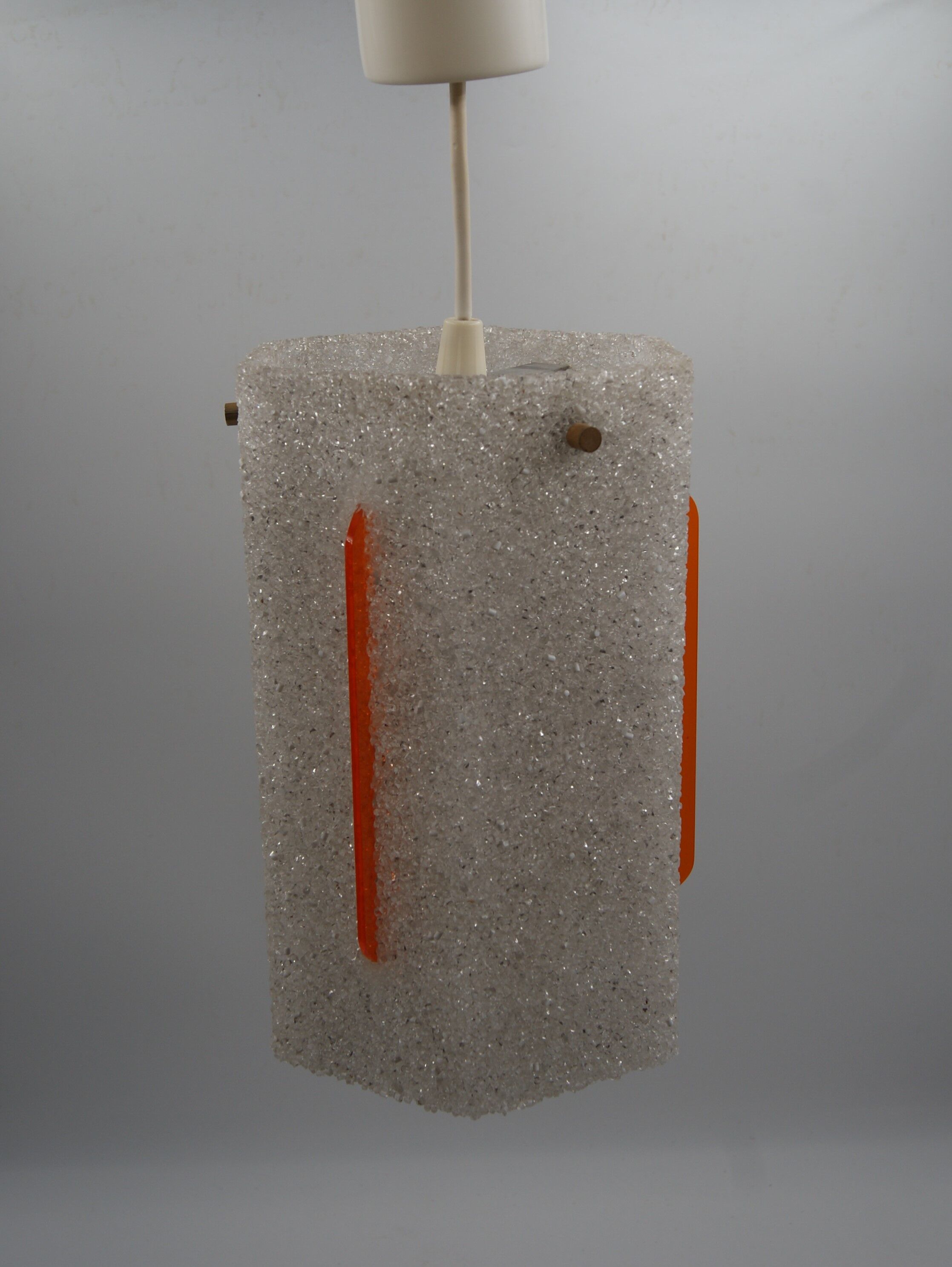 Perspex vintage pendant lamp