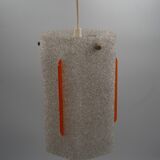 Perspex vintage pendant lamp