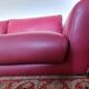 Roche Bobois canapé allusion red leather - designers Tapinassi & Manzoni