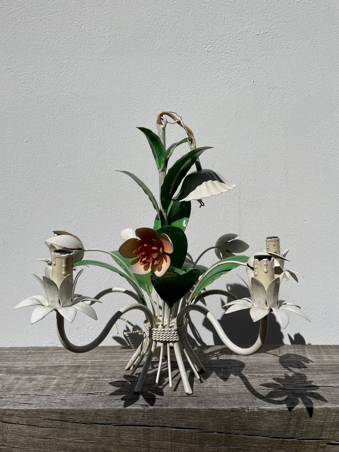 Metal flower bouquet ceiling chandelier