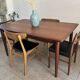Extendable teak table in Scandinavian/Danish style, Ligne Roset, 1960s.