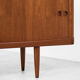 Midcentury Danish sideboard in teak by HW Klein for Bramin 1960s - with 3 stripes