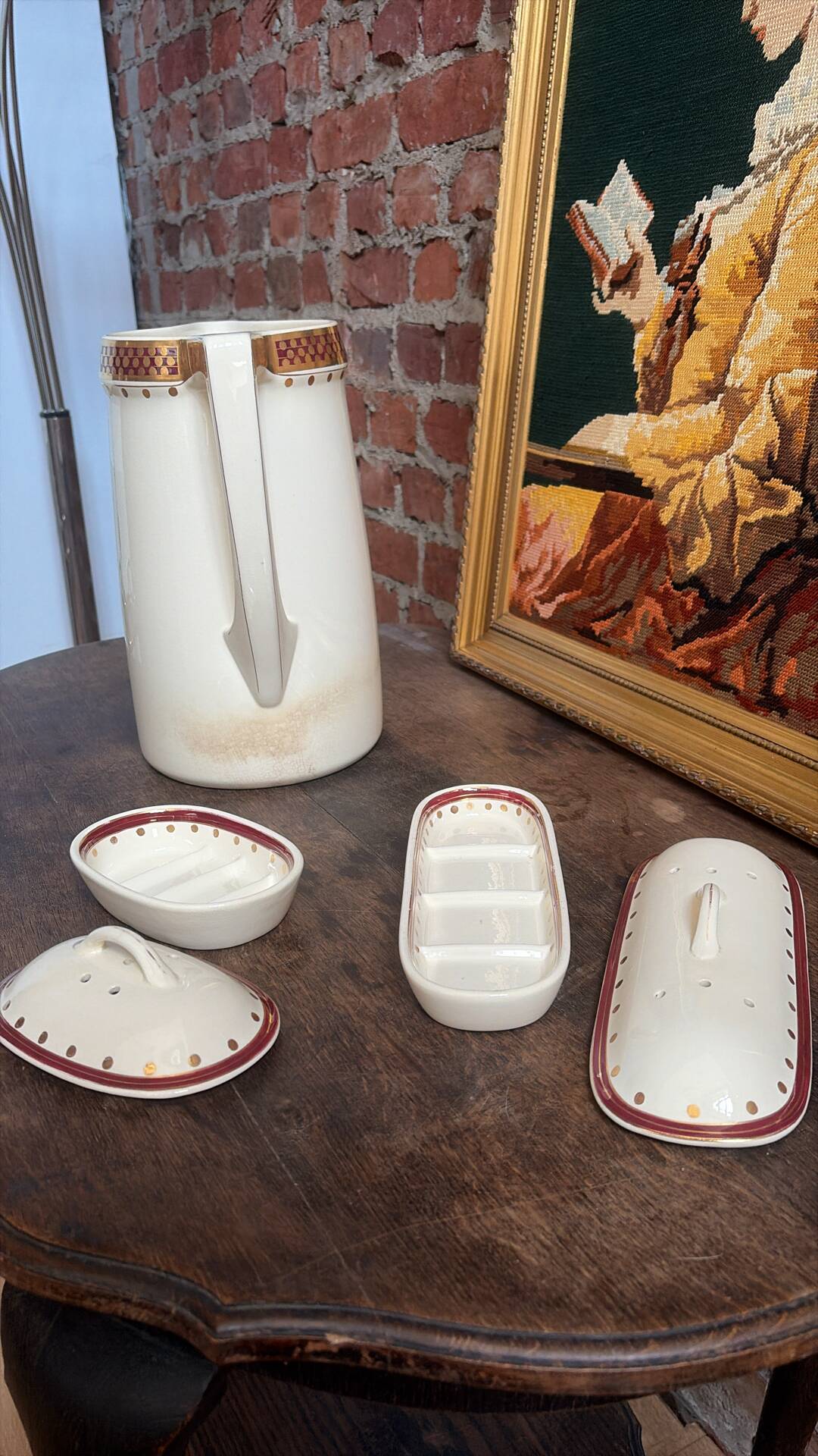 Ensemble de toilette Art Deco Villeroy et Boch