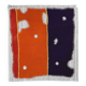 Deep Purple Minimalist Wall Hanging, 3x4 Textile Tapestry, 106x115 Cm