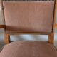 Pair of old rose bridge armchairs