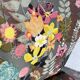 Chaise de cocktail florale vintage/siège simple/fauteuil