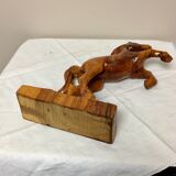Prancing Wooden Horse