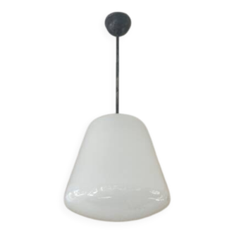 Old opaline chandelier from the 50s