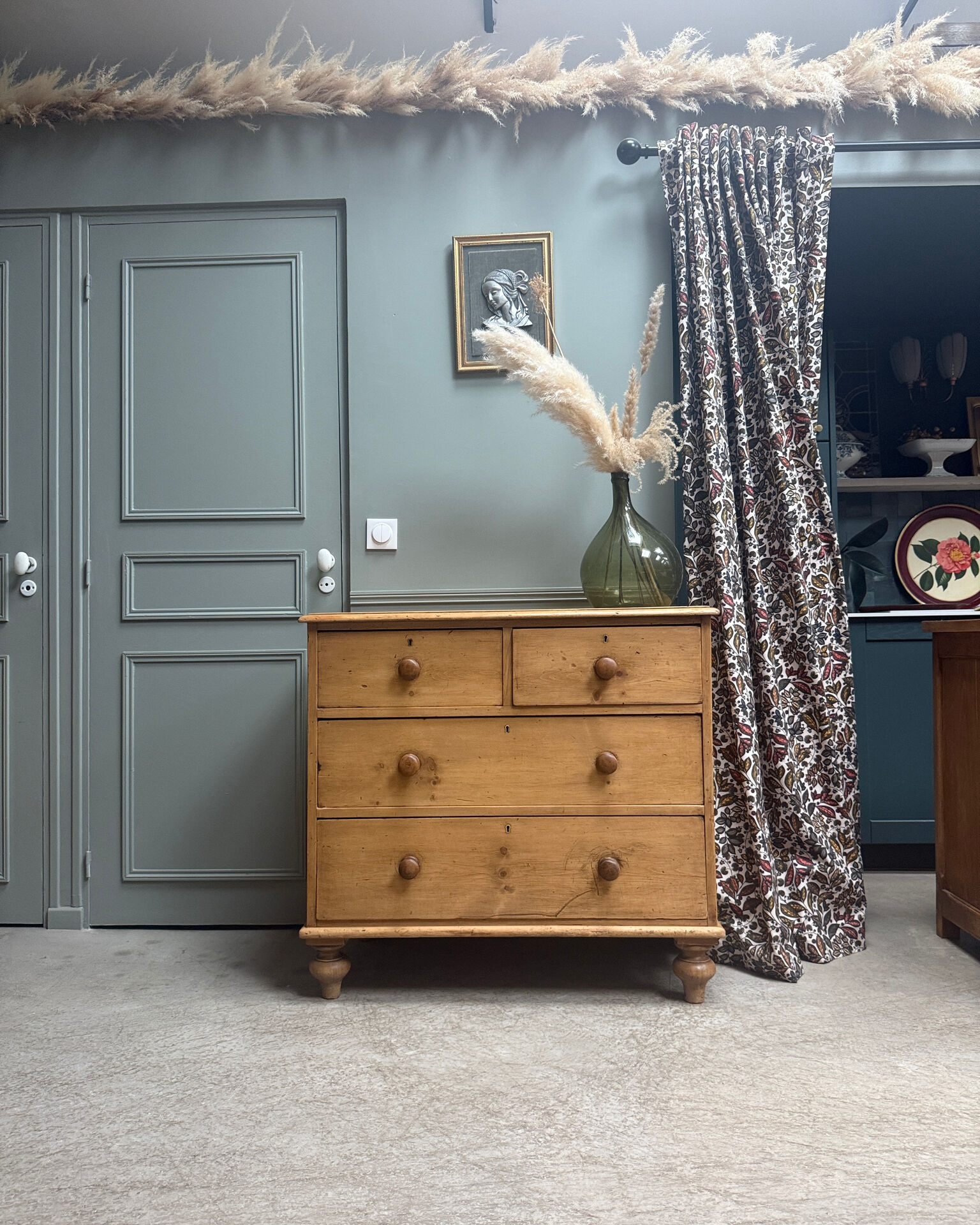 Commode anglaise en pin (rénovée)