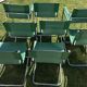 Set of 6 Chairs and 2 Matteo Grassi Armchairs in leather - rare "Basque" green