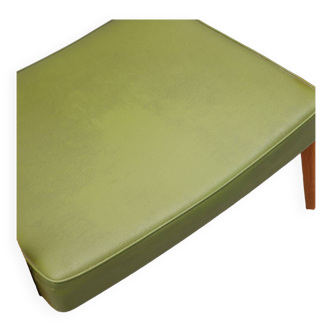 Chaise vintage tissu vert de edbyverk 1960 suède