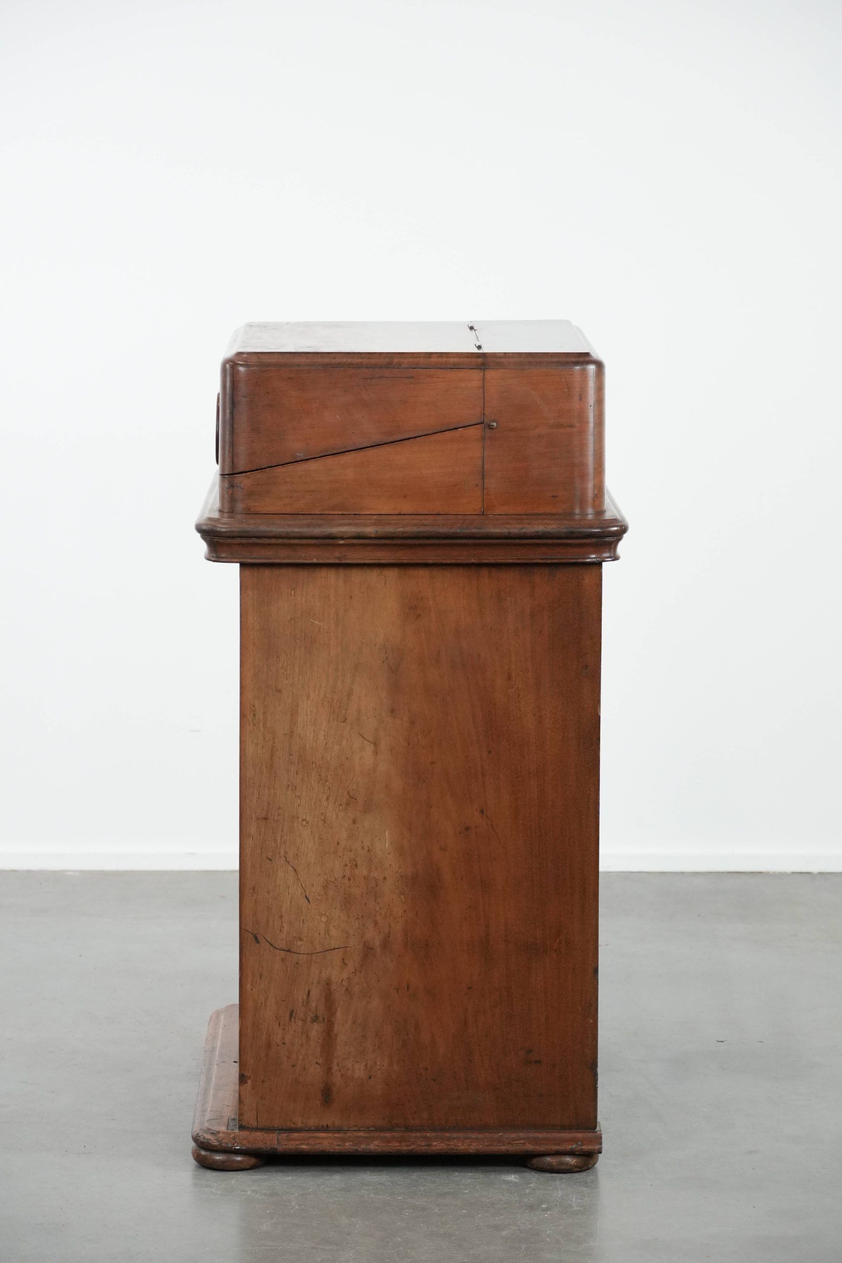 Antique standing desk/ counter/ English writing table from the 19th century