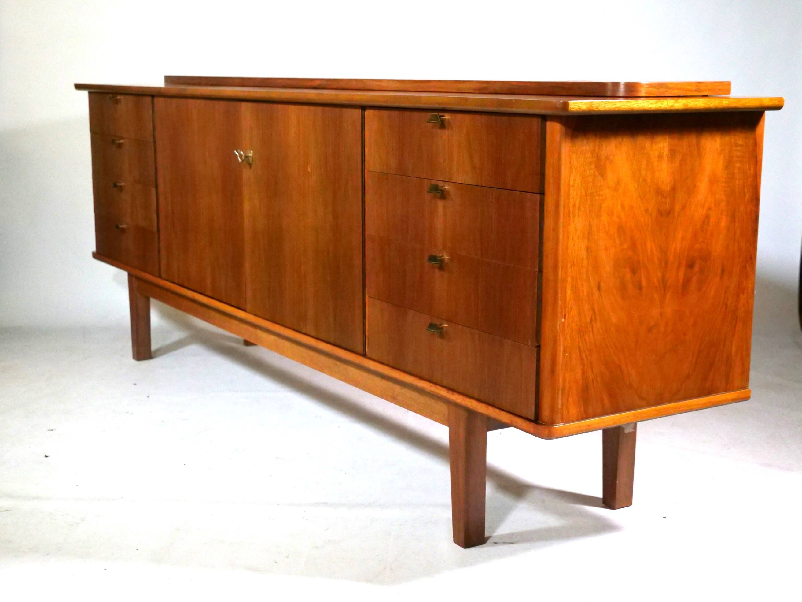Vintage design sideboard mid-century chest of drawers cabinet 60s