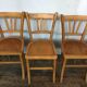 Série de 6 chaises bistrot Baumann troquet brasserie parisienne