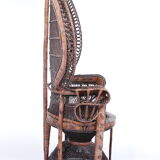Fauteuil Emmanuelle Peacock, années 1960