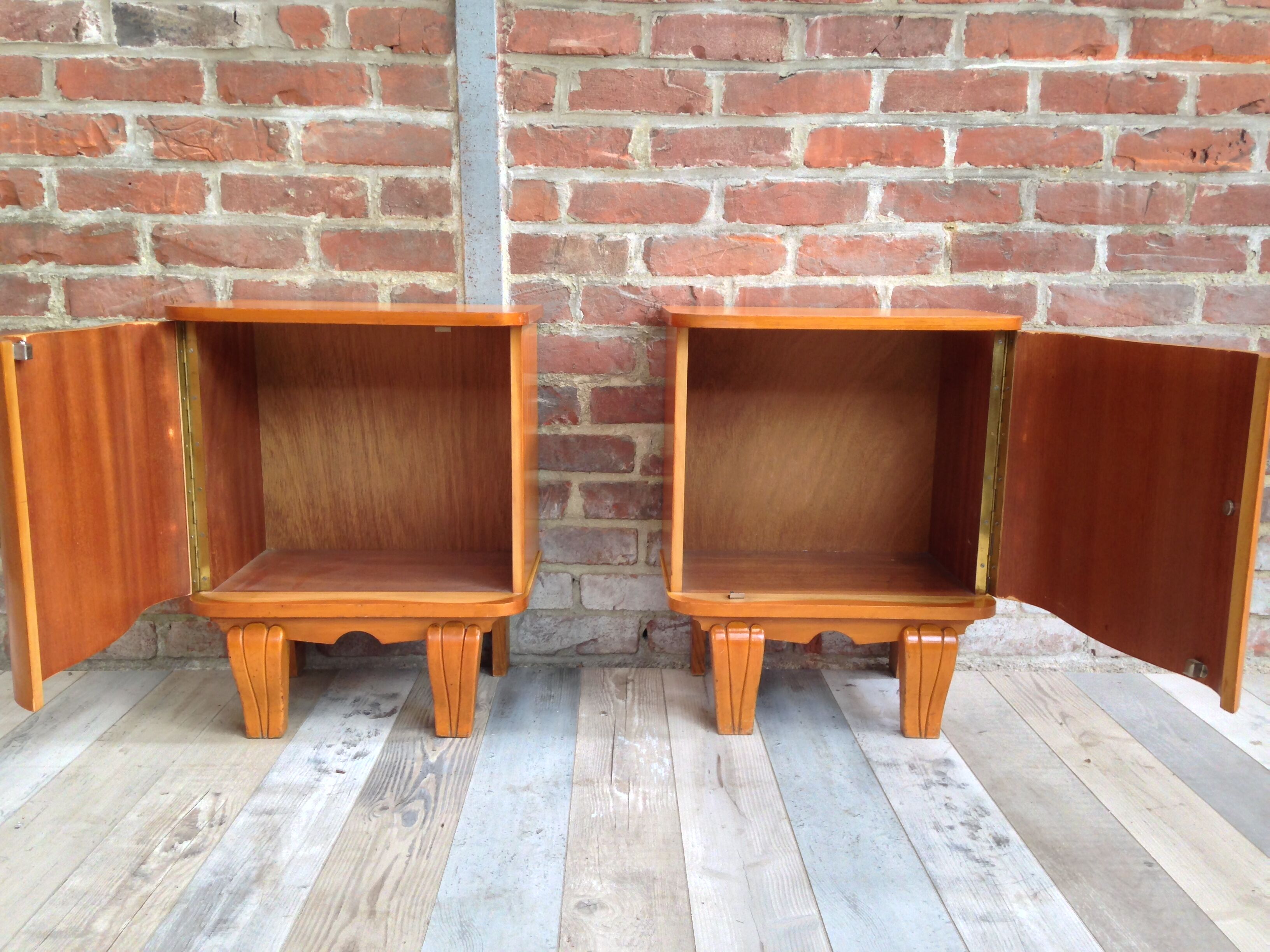 Pair of nightstands in the 1950s