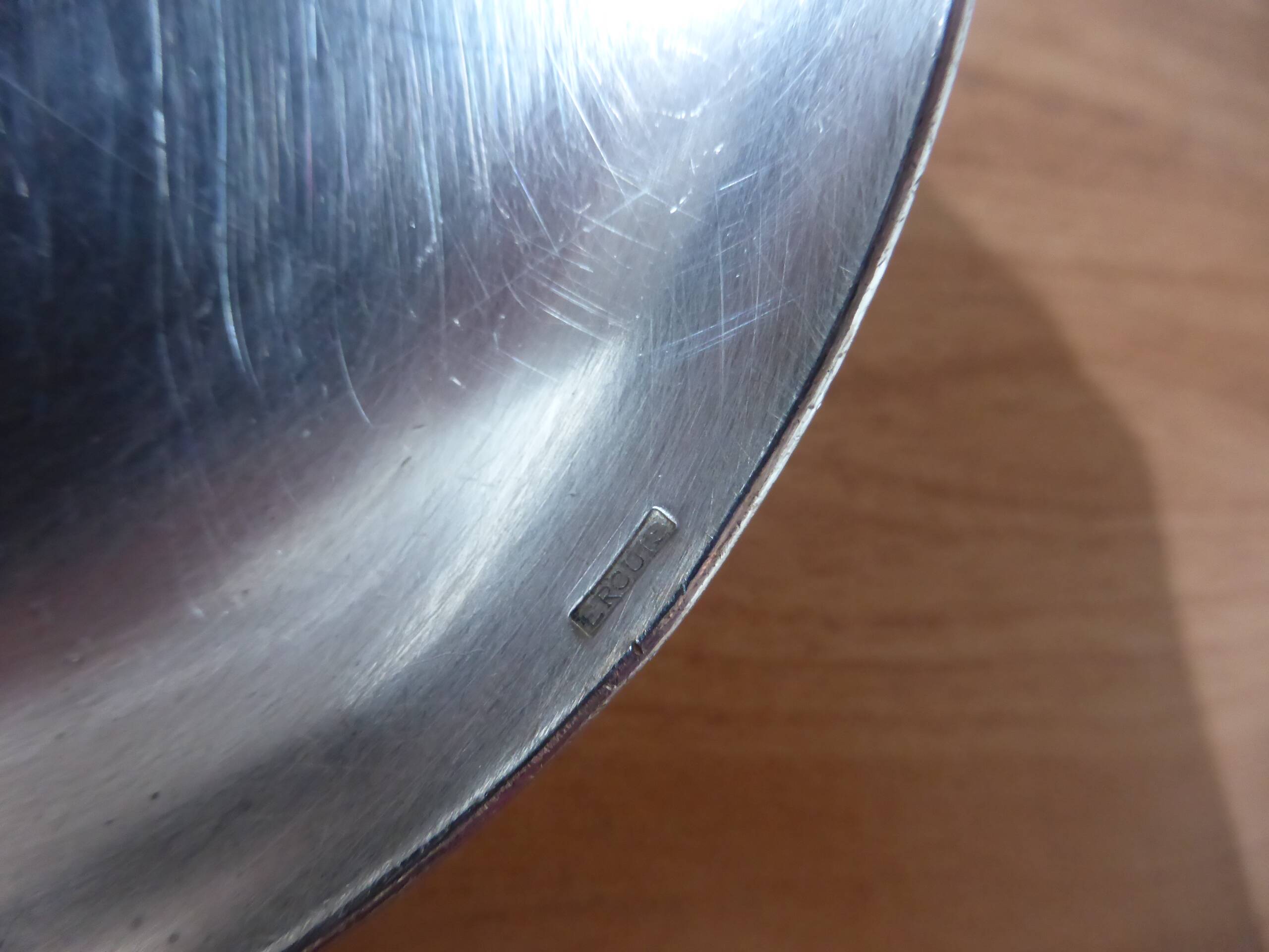 1 vintage Ercuis silver-plated metal ladle 240548