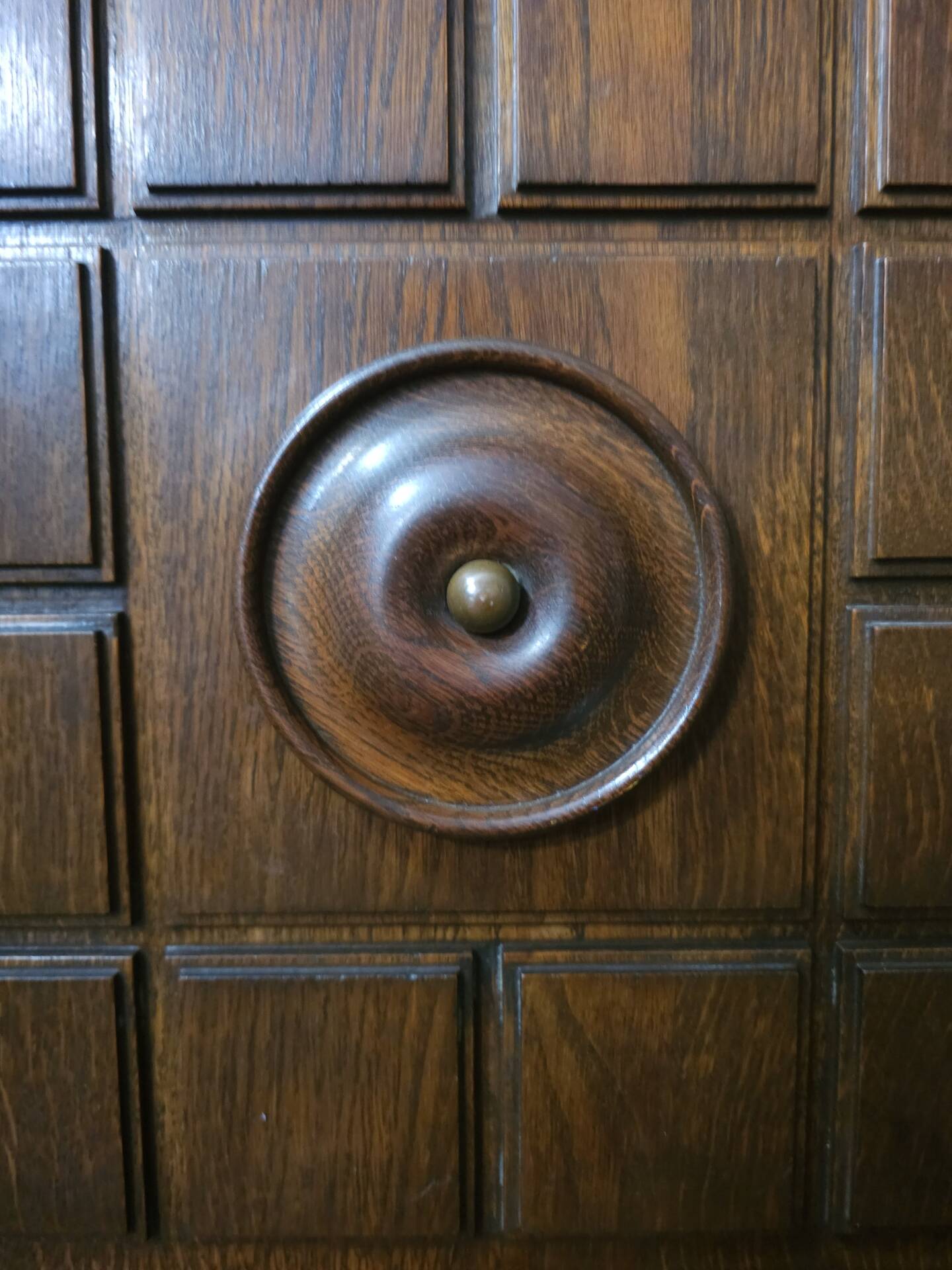 1940s Solid French Oak Sideboard — In the style of Charles Dudouyt