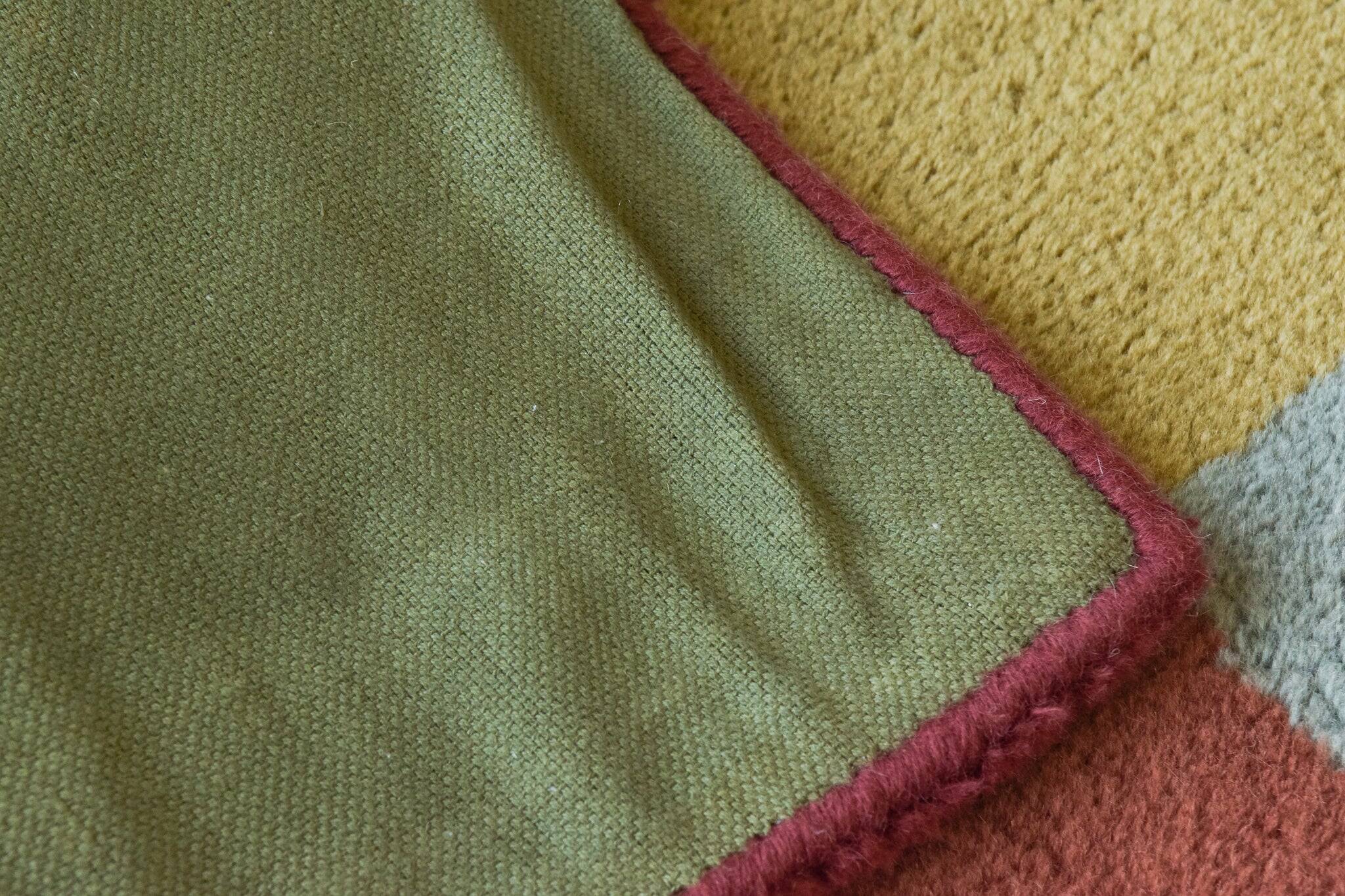 Colourful Chequered - Handwoven Rug