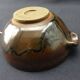 Pair of vintage glazed stoneware bowls signed MJB