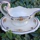 Large antique sauceboat from Gien