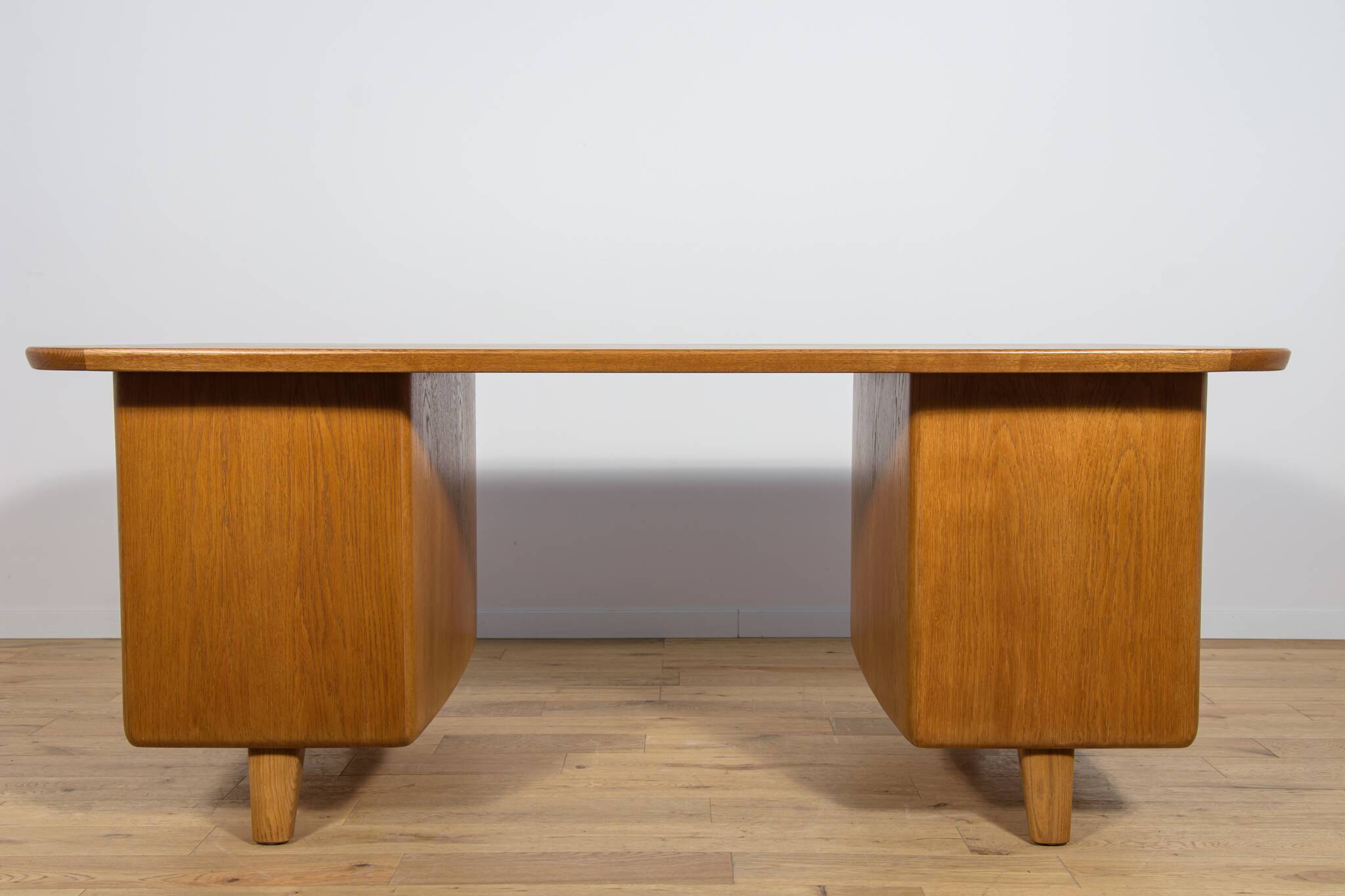 Art Deco Oak Freestanding Desk by Gunnar Ericsson for Facit AB Buromöbel